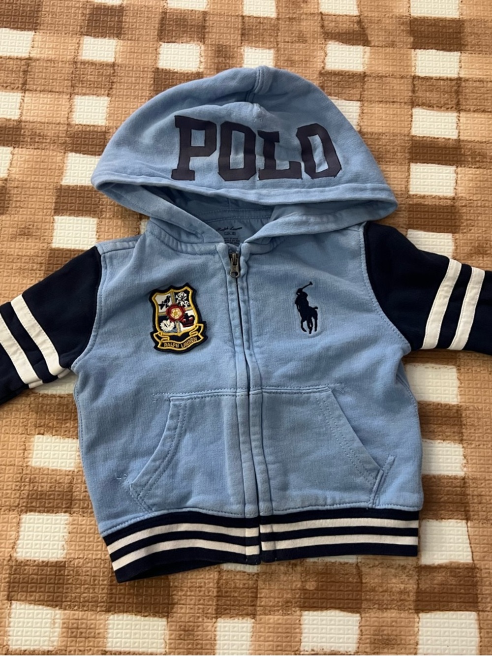 Ralph Lauren Baby Hooded Zip-Up Sweatshirt